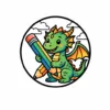 Dragon Coloring Pages logo