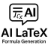 Text to LaTeX logo