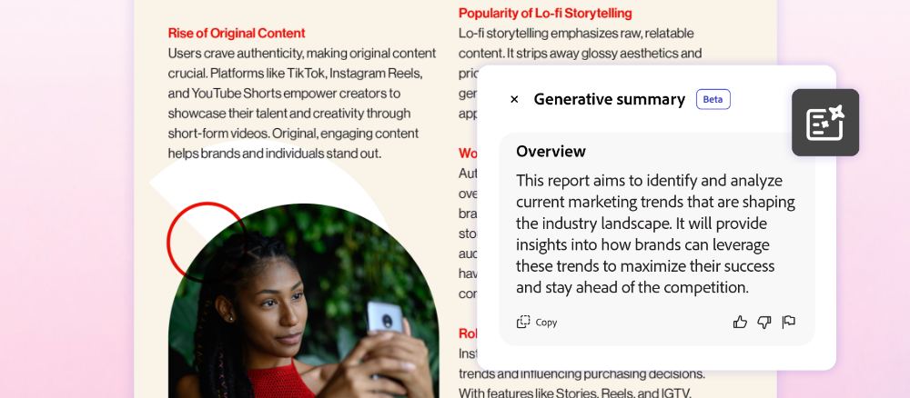 Adobe Newsroom screenshot