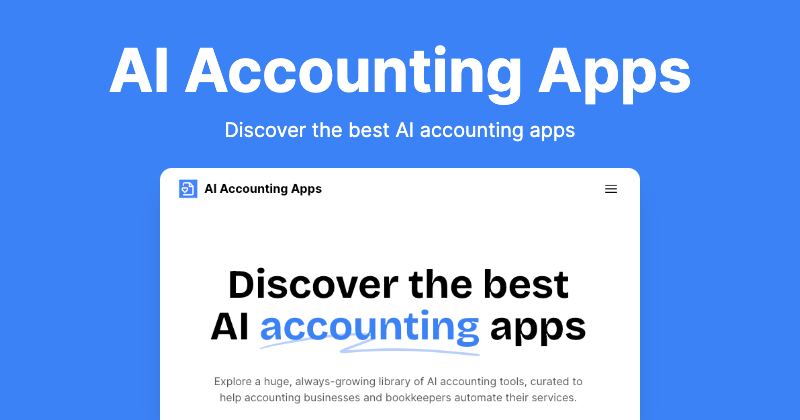 AI Accounting Apps screenshot