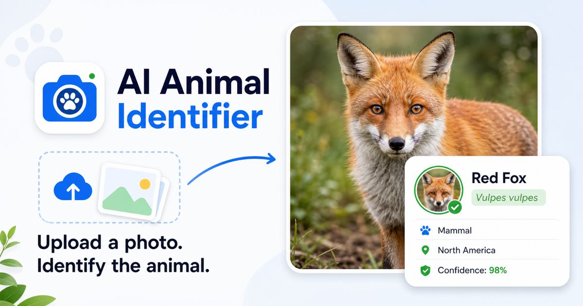 AI Animal Identifier screenshot