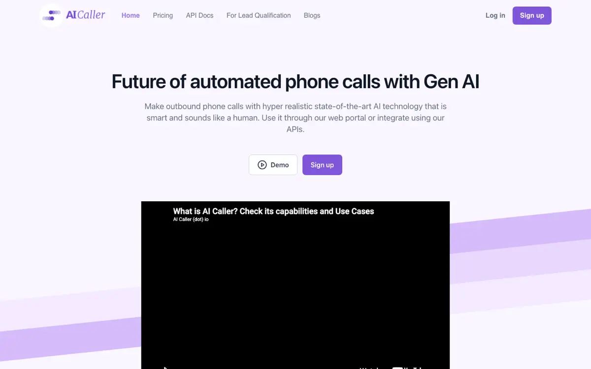 AICaller.io screenshot