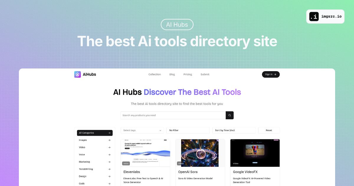 AiHubs screenshot