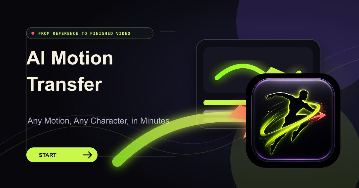 AI Motion Transfer screenshot