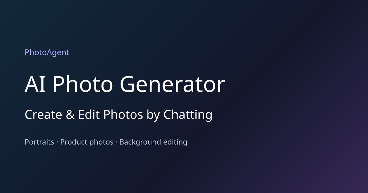 PhotoAgent screenshot