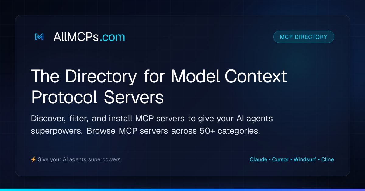 AllMCPs screenshot