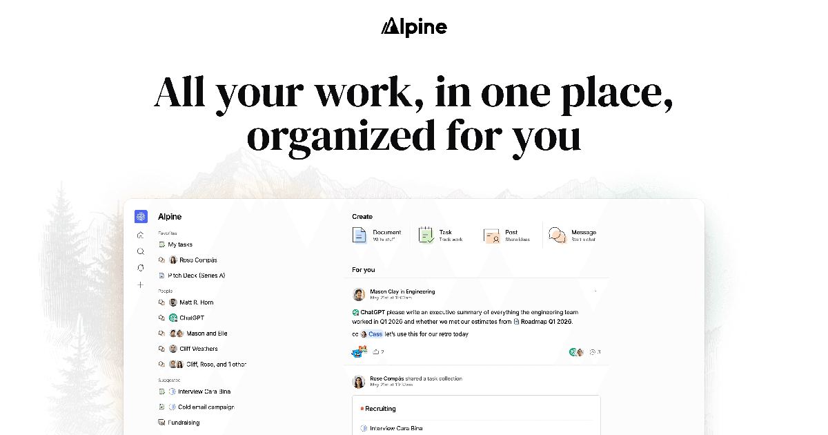 Alpine screenshot