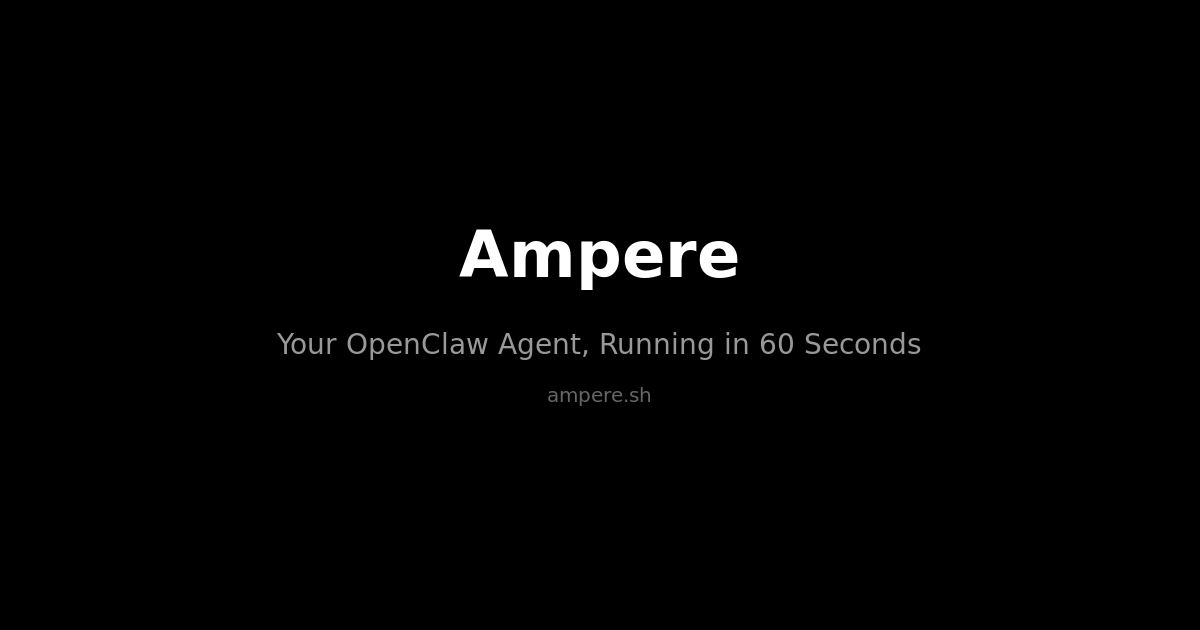 Ampere.sh screenshot