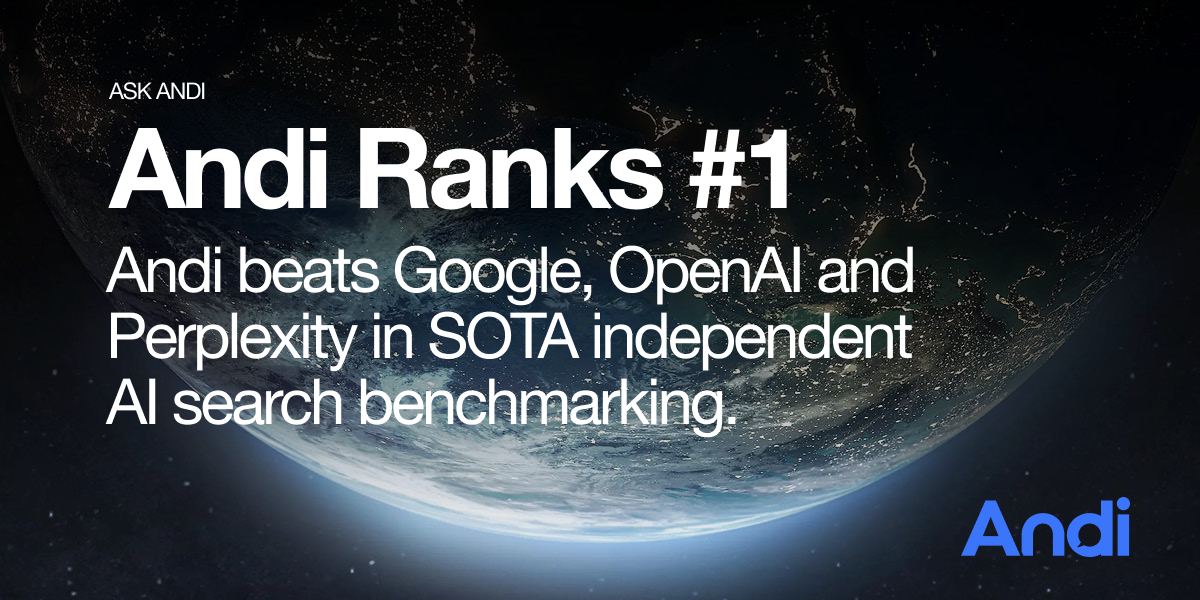 Andi - AI Search for the Next Generation screenshot