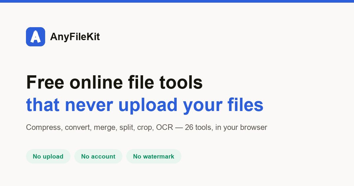 AnyFileKit screenshot