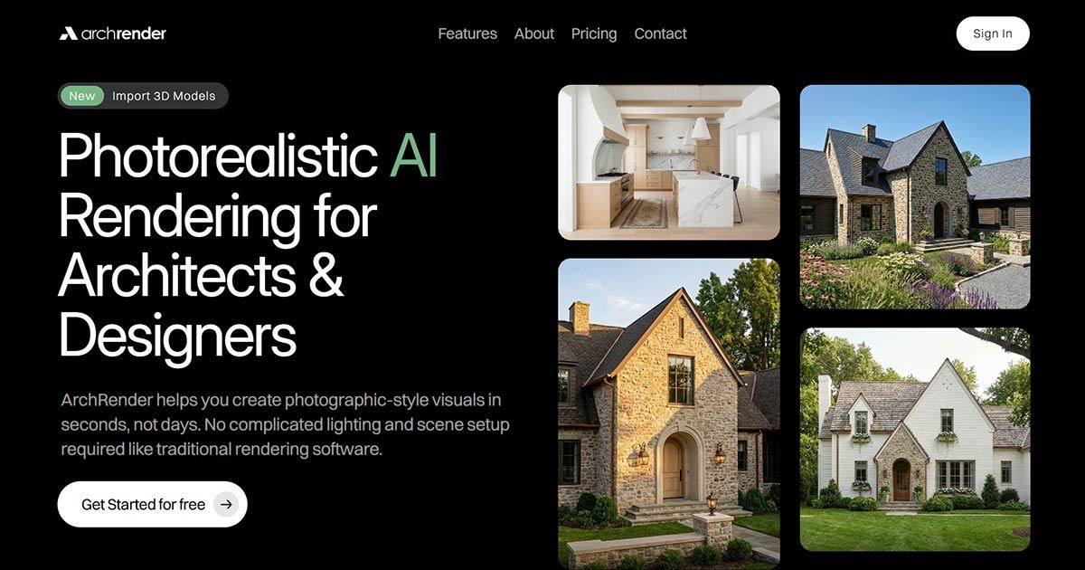 ArchRender screenshot