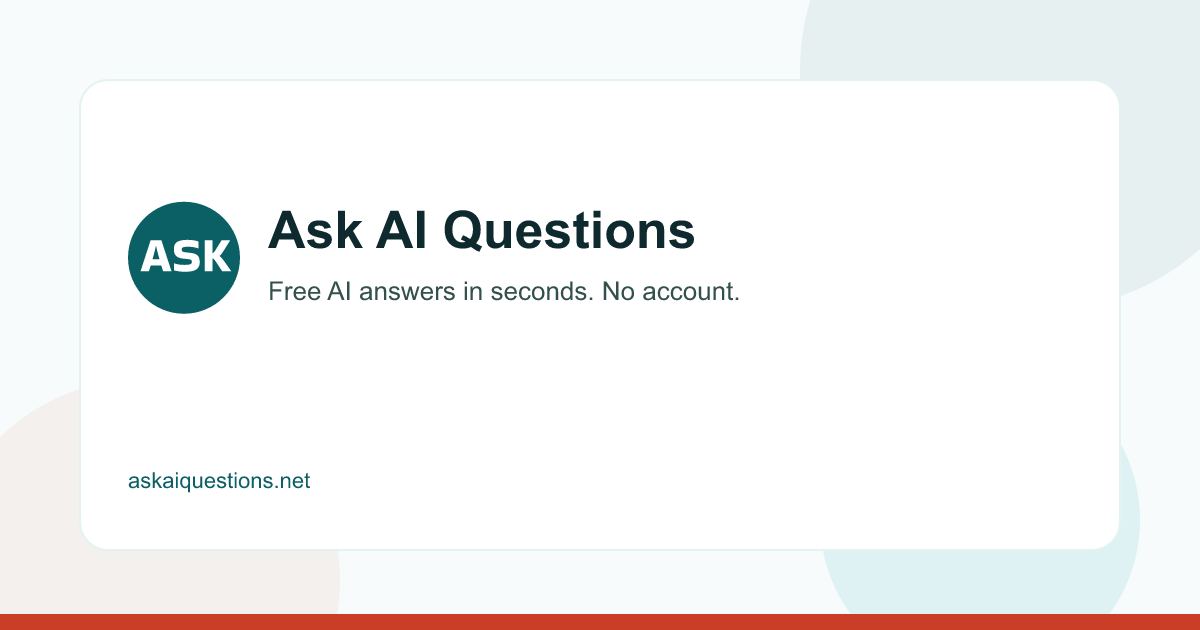 Ask AI Questions Net screenshot