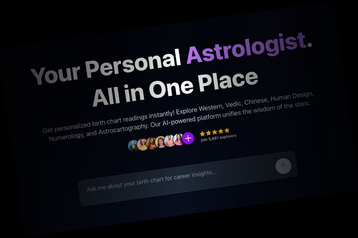 AstroChart.ai screenshot