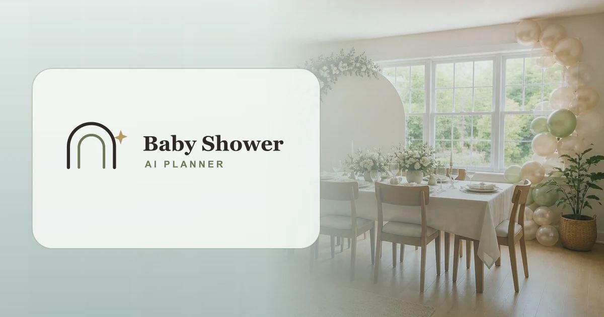 BabyShower AI Planner screenshot