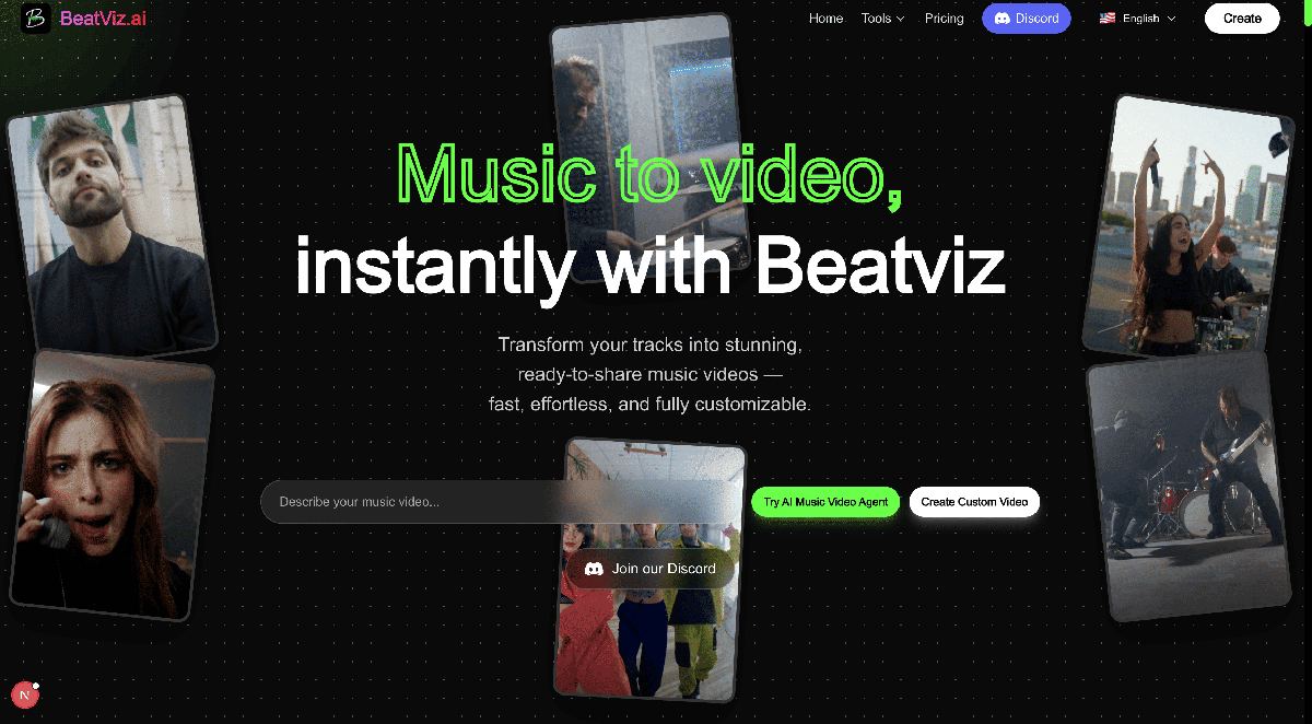 BeatViz.ai screenshot