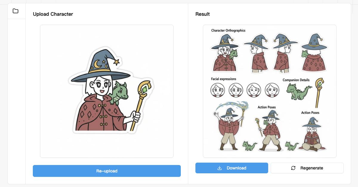 CharacterGen screenshot