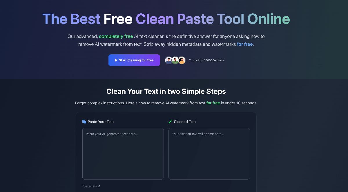 Clean Paste screenshot