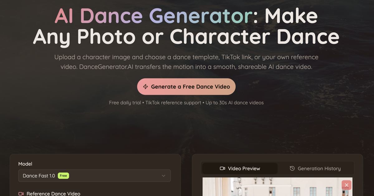 AI Dance Generator screenshot
