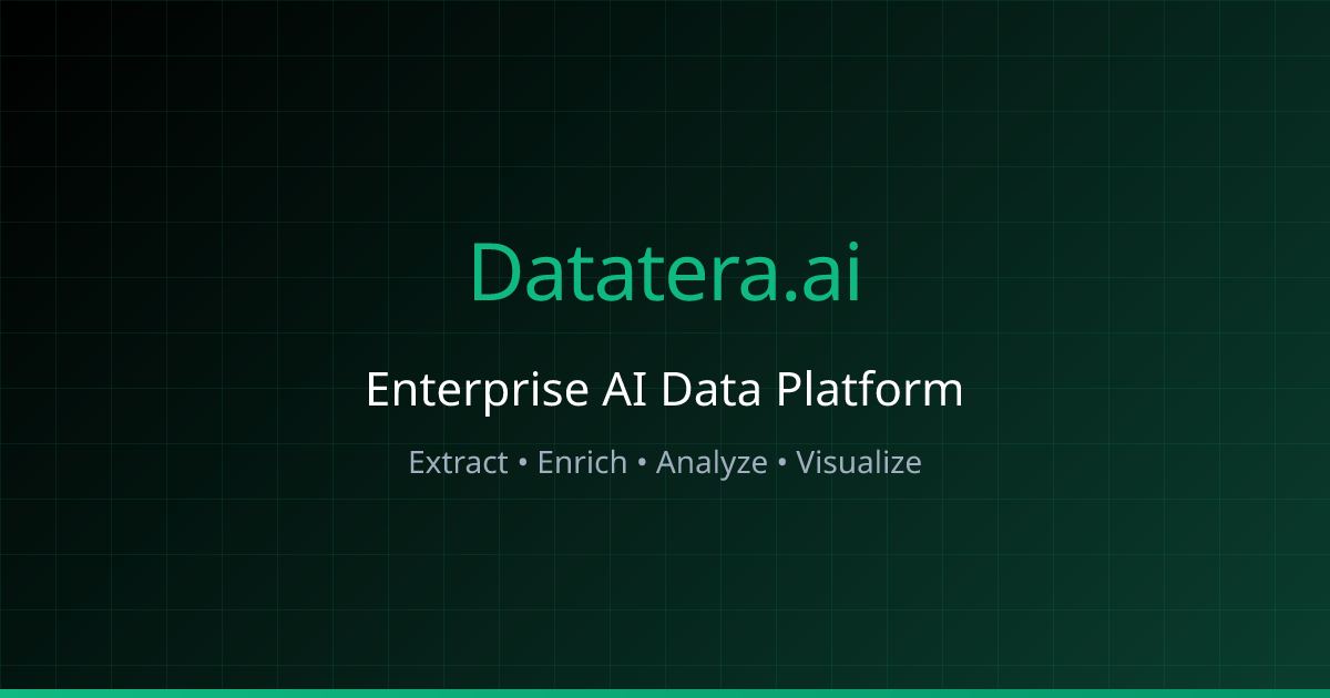 Datatera.ai screenshot