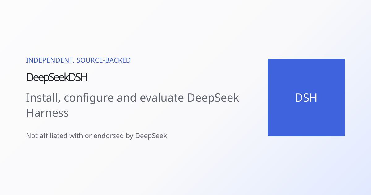 DeepSeek Harness screenshot