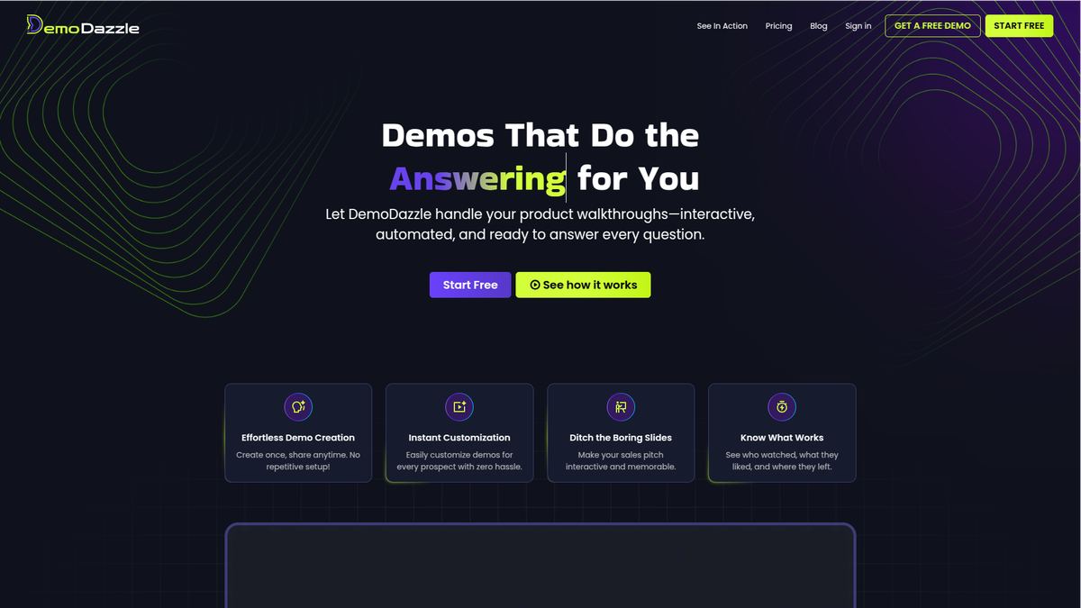 DemoDazzle screenshot