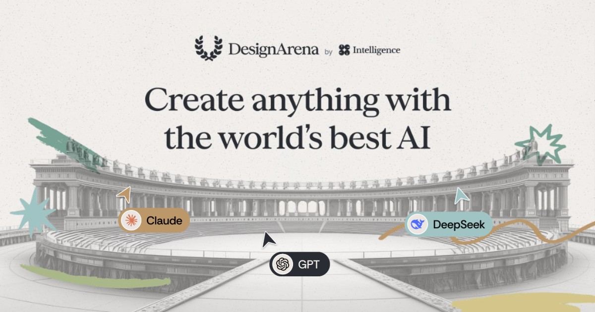Design Arena screenshot