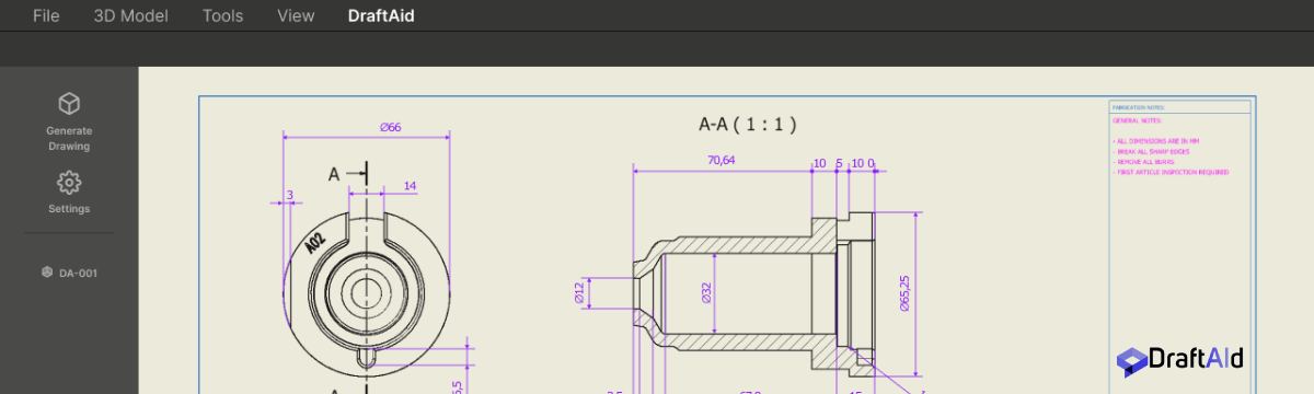 DraftAid screenshot