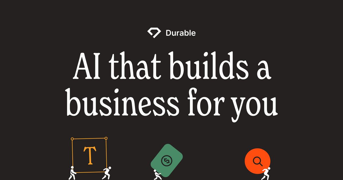 Durable AI Website Builder screenshot