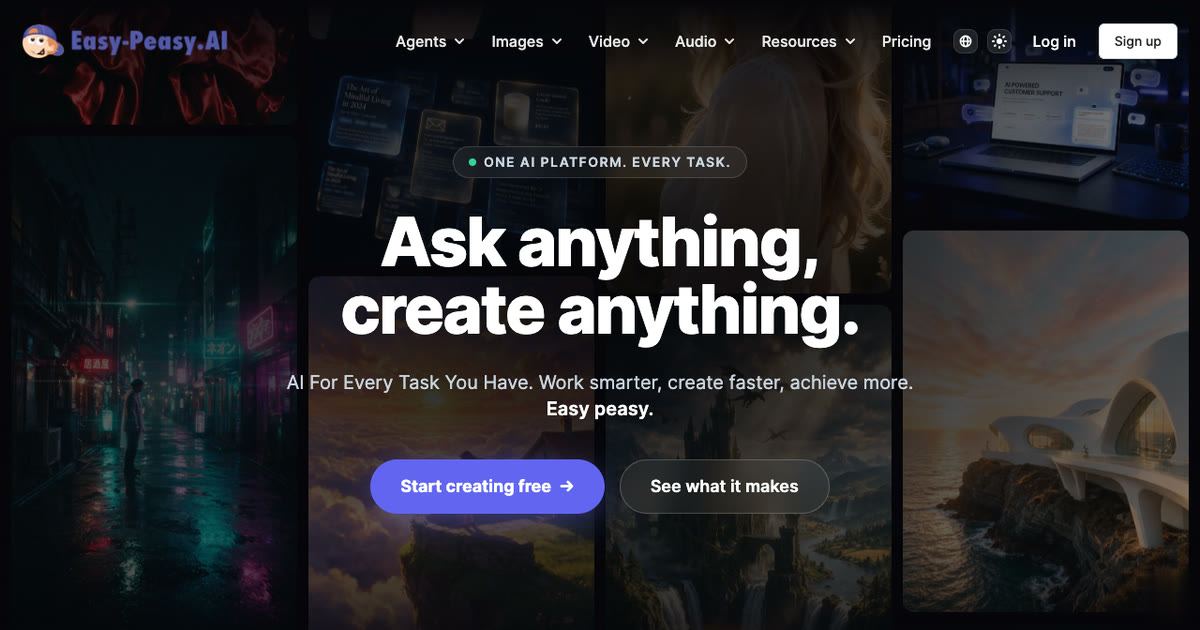 Easy-Peasy.AI screenshot