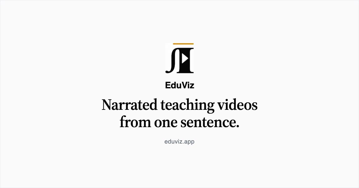 EduViz screenshot