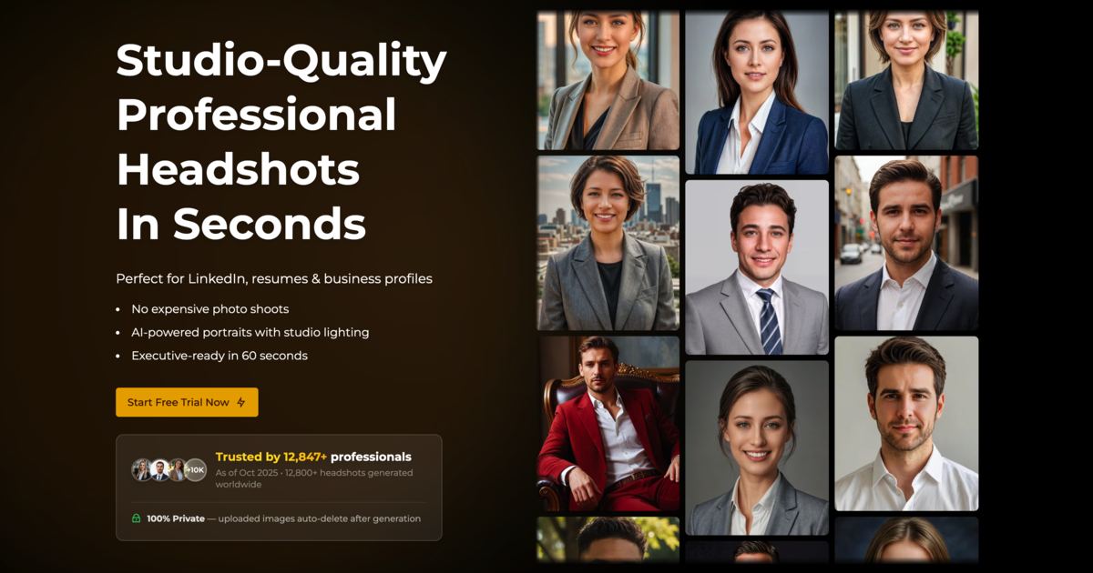 FastHeadshot screenshot
