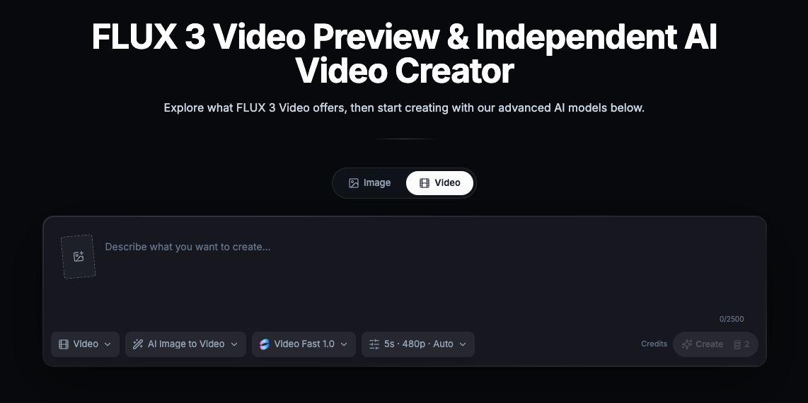 Flux 3 Video screenshot