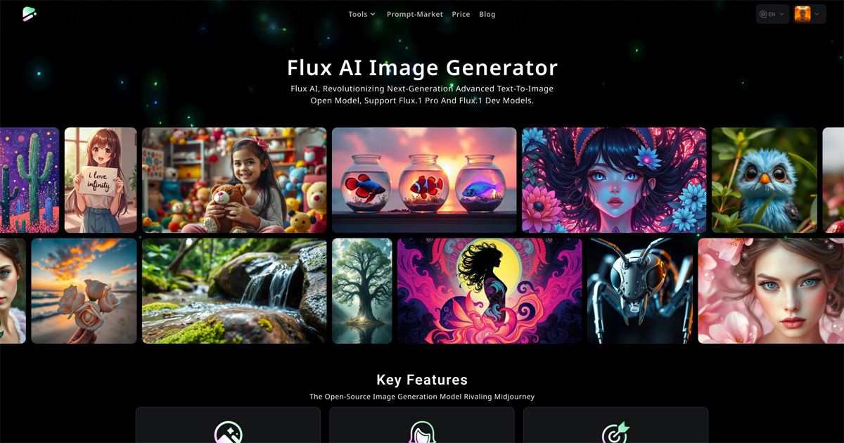 Flux 1.1 Pro Image Generator screenshot