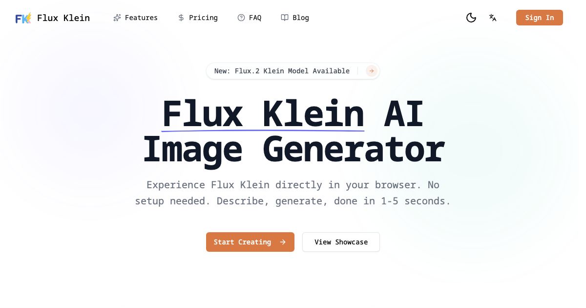 Flux Klein screenshot