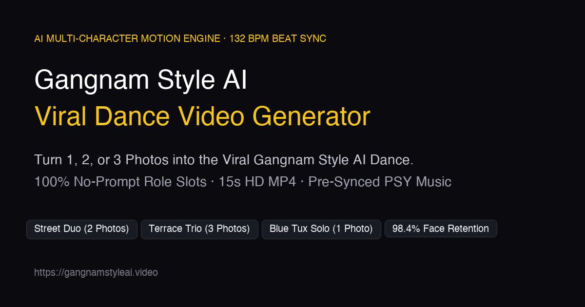 Gangnam Style AI Video Generator screenshot