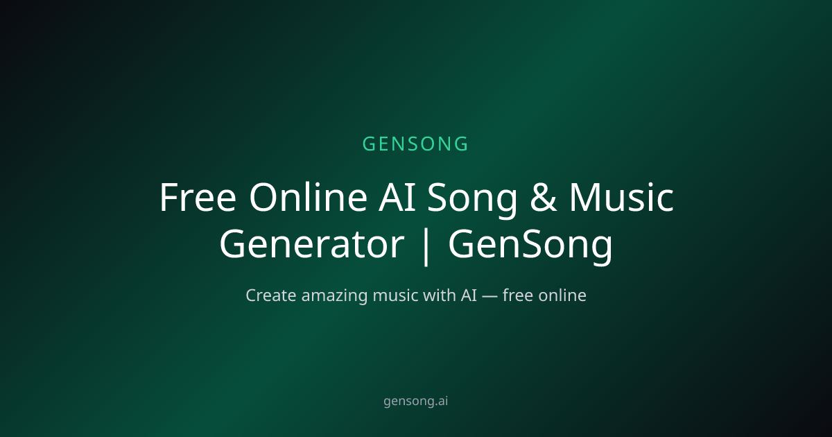 GenSong screenshot