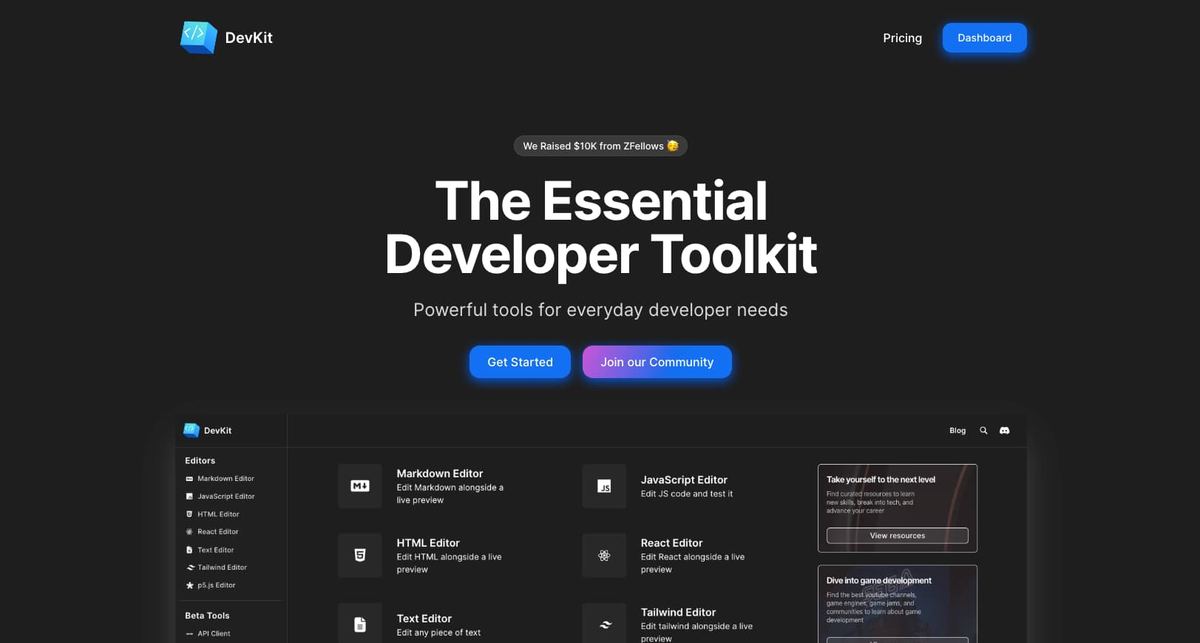 DevKit screenshot
