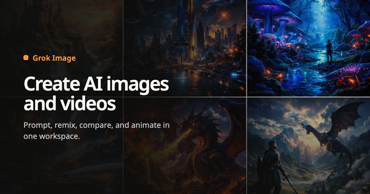 Grok Image screenshot