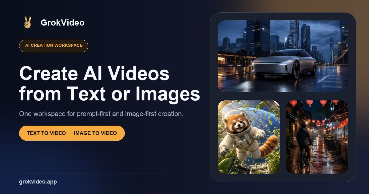 Grok Video screenshot