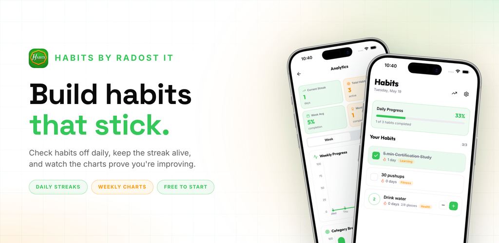 Habits by Radost IT screenshot