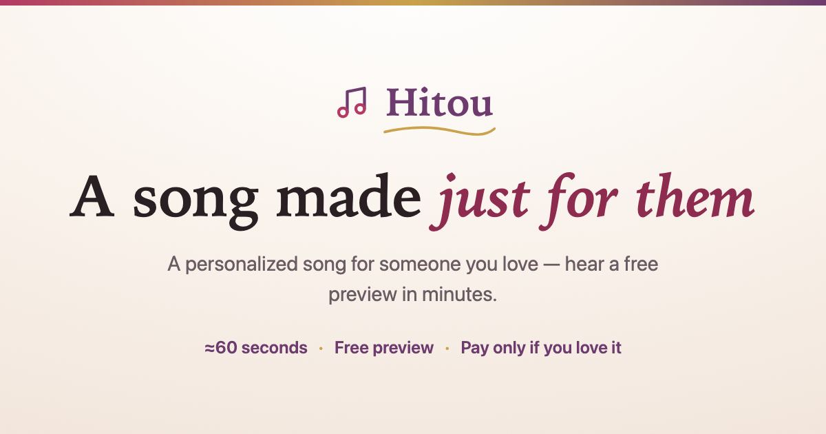 Hitou screenshot