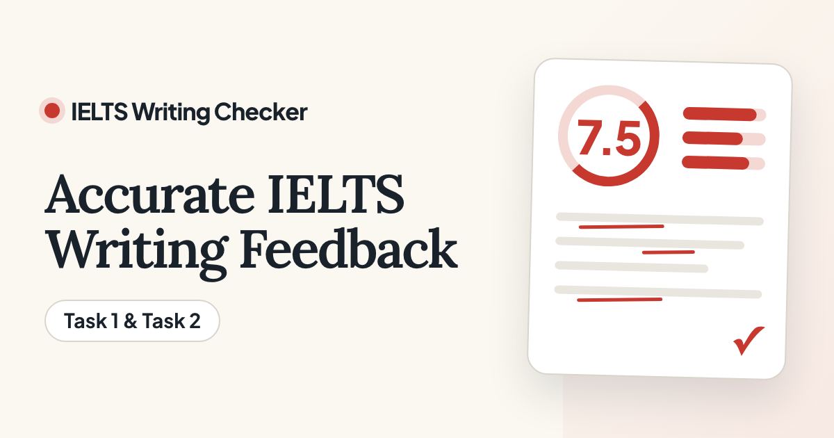 IELTS Writing Checker screenshot