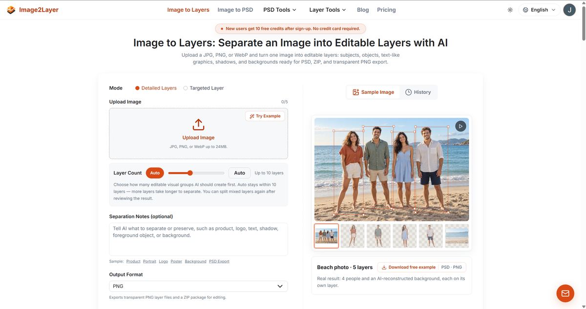 Image2Layer screenshot