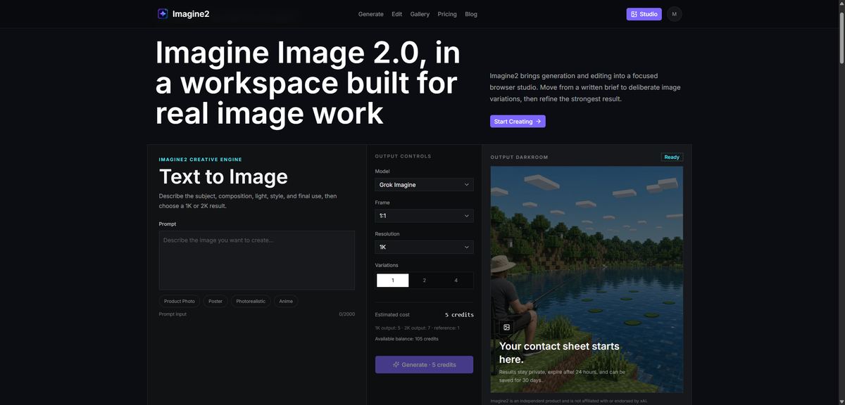 Imagine2 screenshot