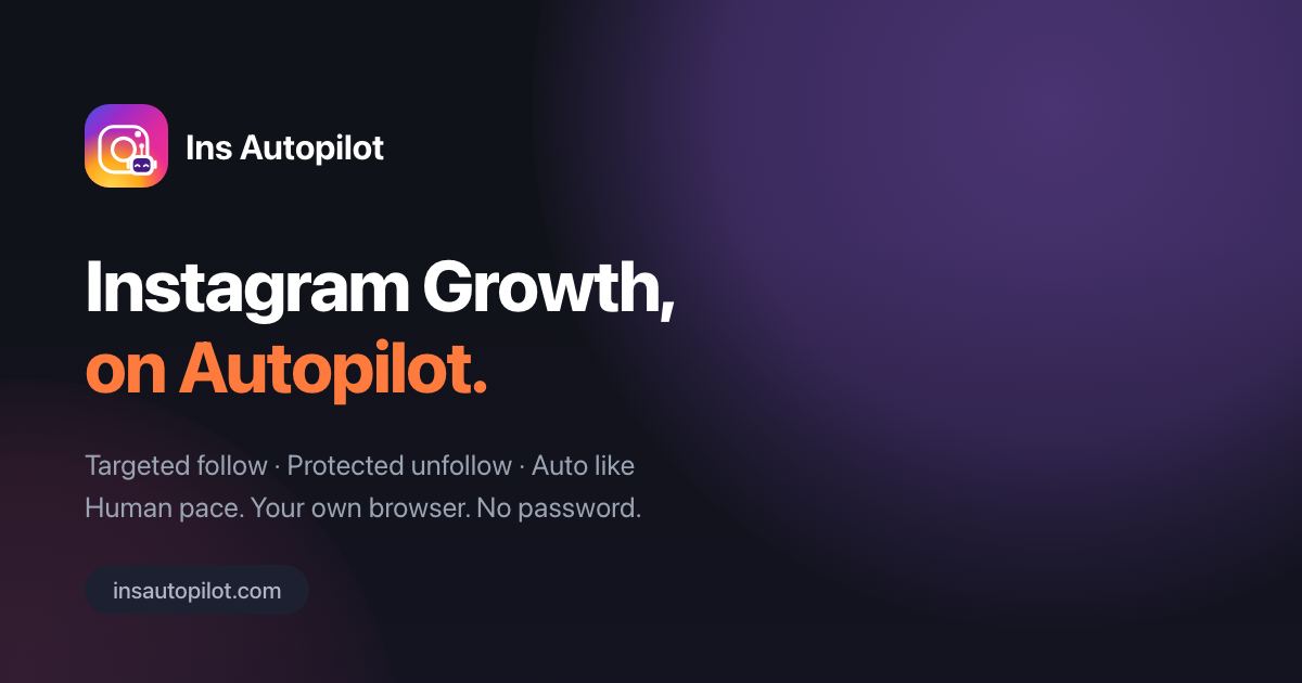 Ins Autopilot screenshot