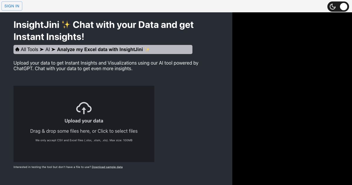 InsightJini screenshot