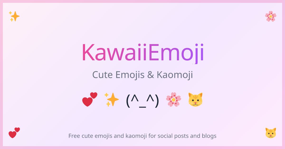 KawaiiEmoji screenshot