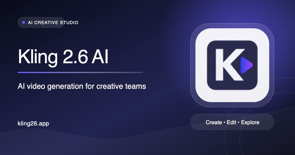 Kling 2.6 AI screenshot