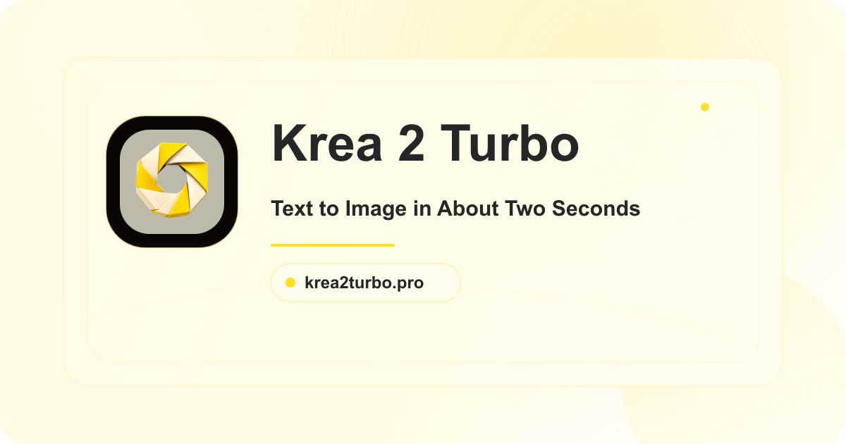 Krea 2 Turbo screenshot