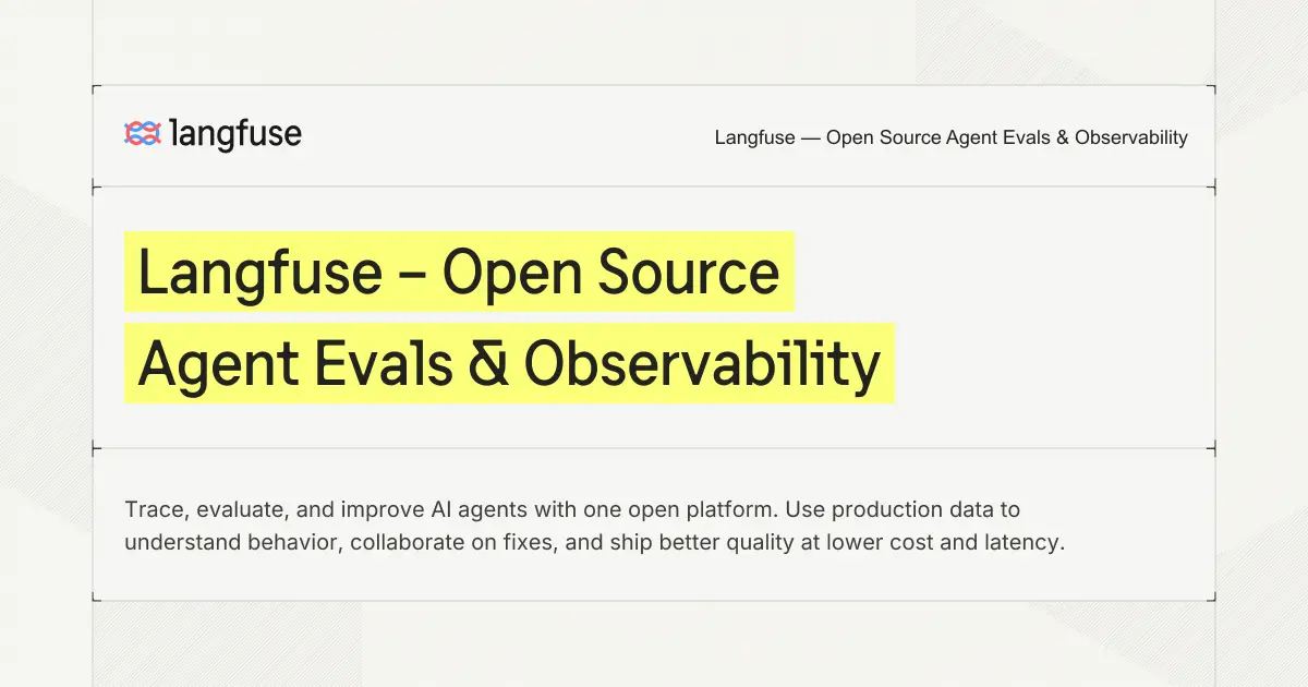 Langfuse screenshot